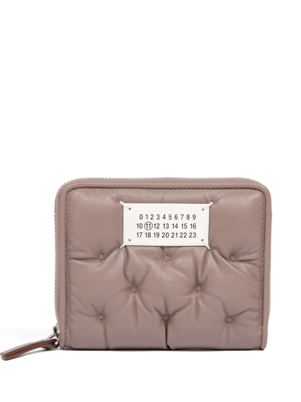 quilted zip-around wallet - 1