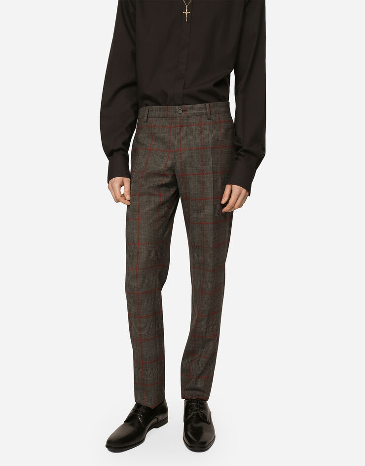 Double-breasted glen plaid Sicilia-fit suit - 6