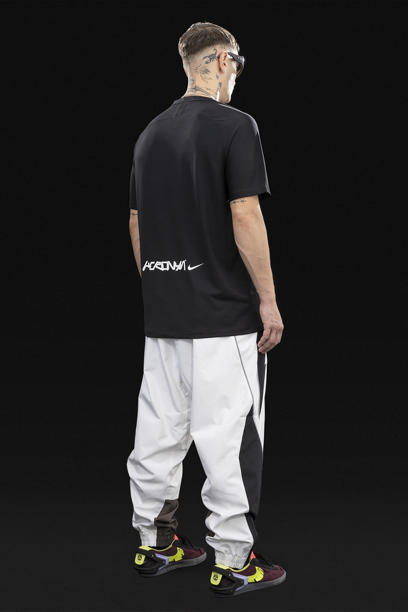 GGG-T1-010 Nike® Acronym® Stadium Jersey Black/Black 3