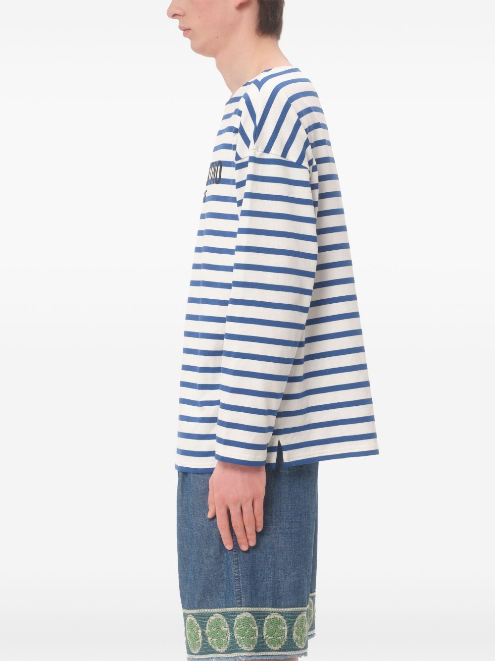 striped T-shirt - 5