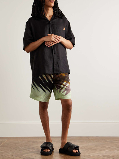Dries Van Noten Straight-Leg Printed Shell Drawstring Shorts outlook