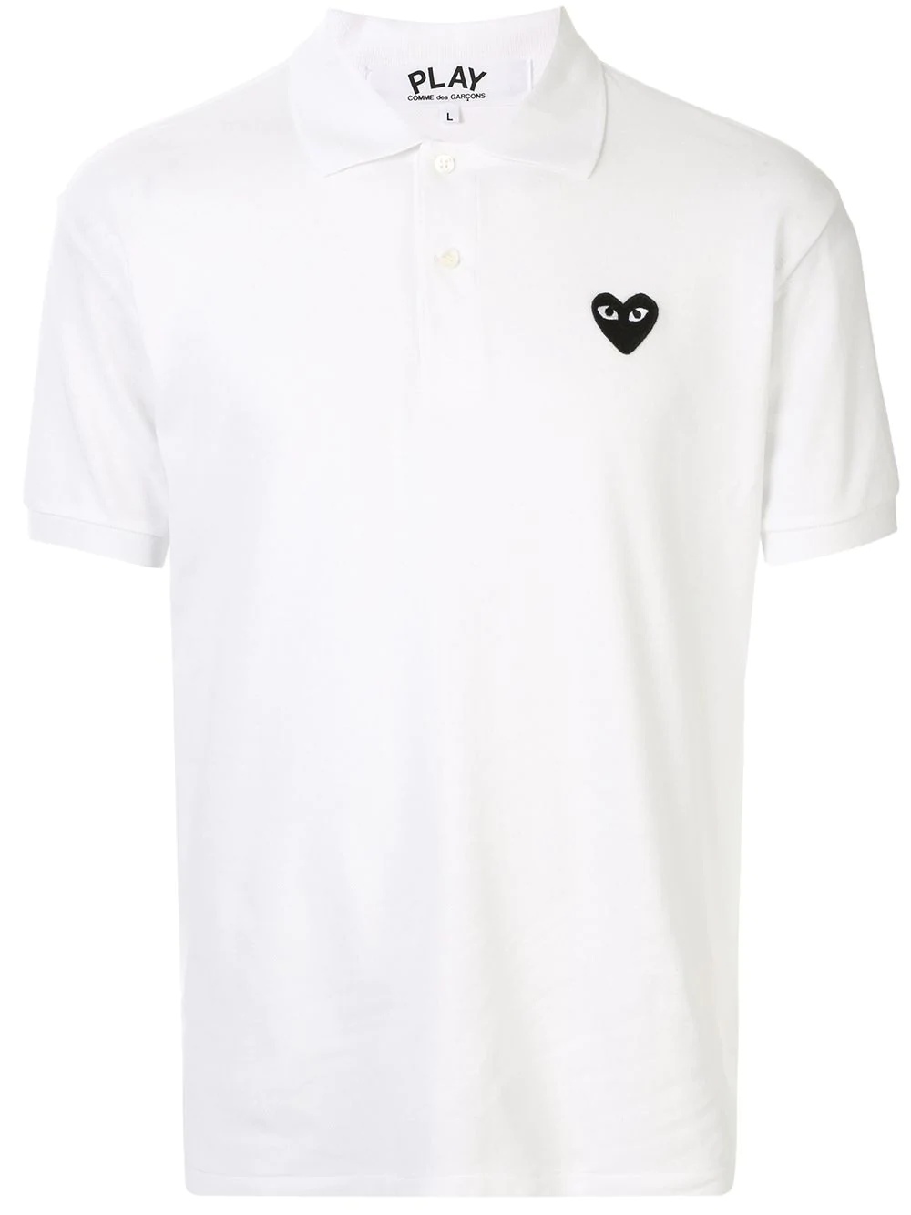 embroidered logo polo shirt - 1