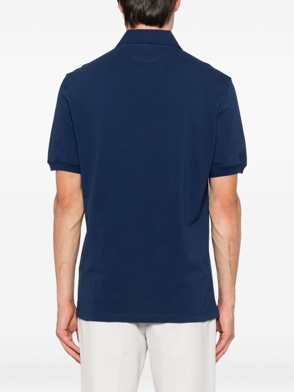 embroidered cotton polo shirt - 3