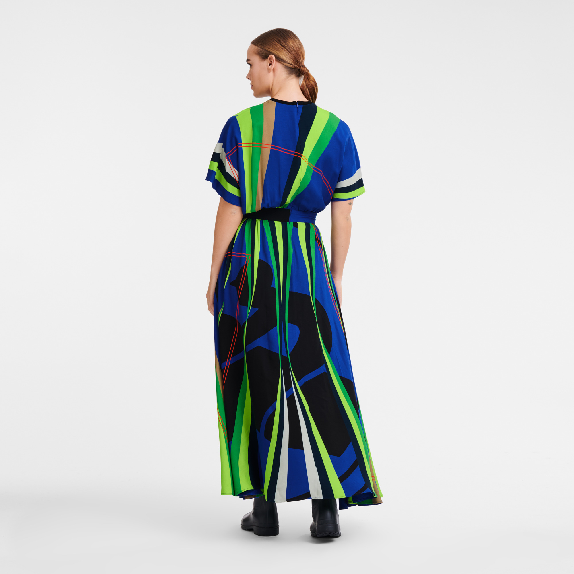 Long dress Green - Crepe - 5