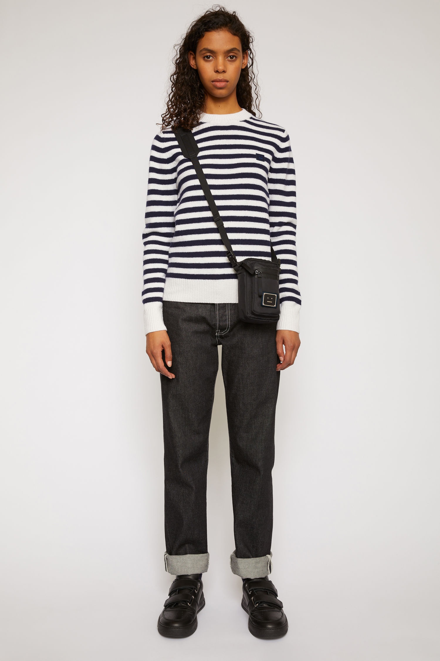 Breton stripe sweater navy/white - 2