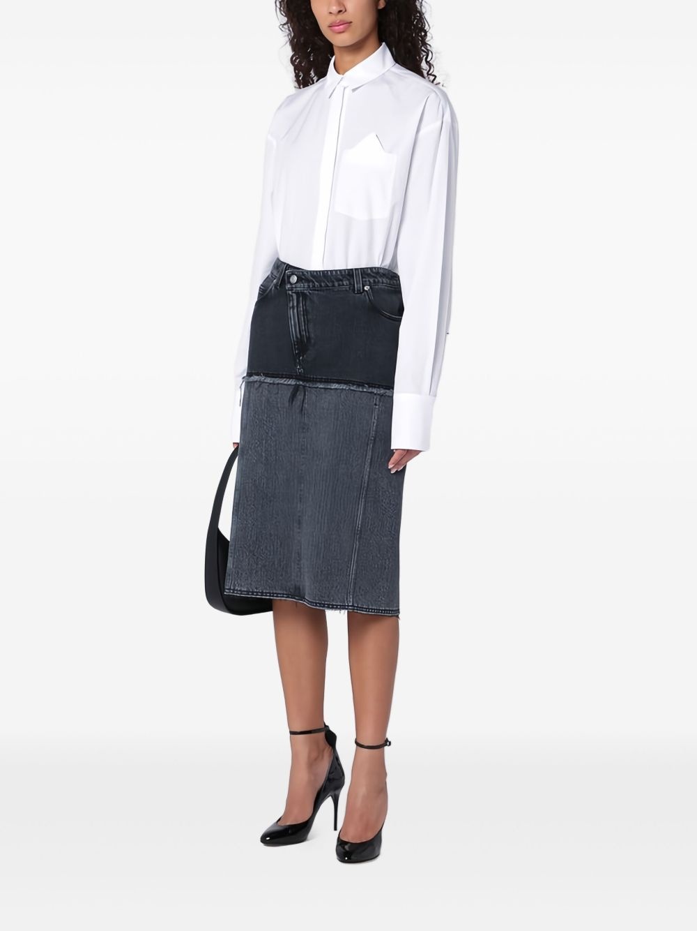 Hybrid midi skirt - 2