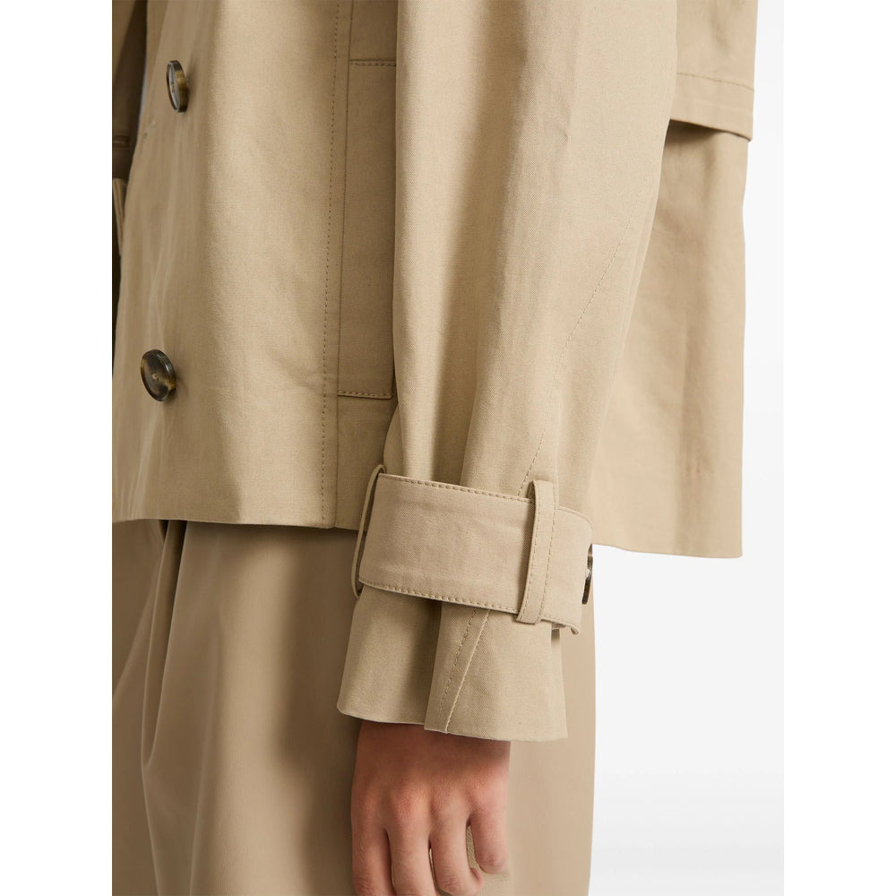 Yves Salomon Neutrals Jackets - Oversized Jackets Women - 3