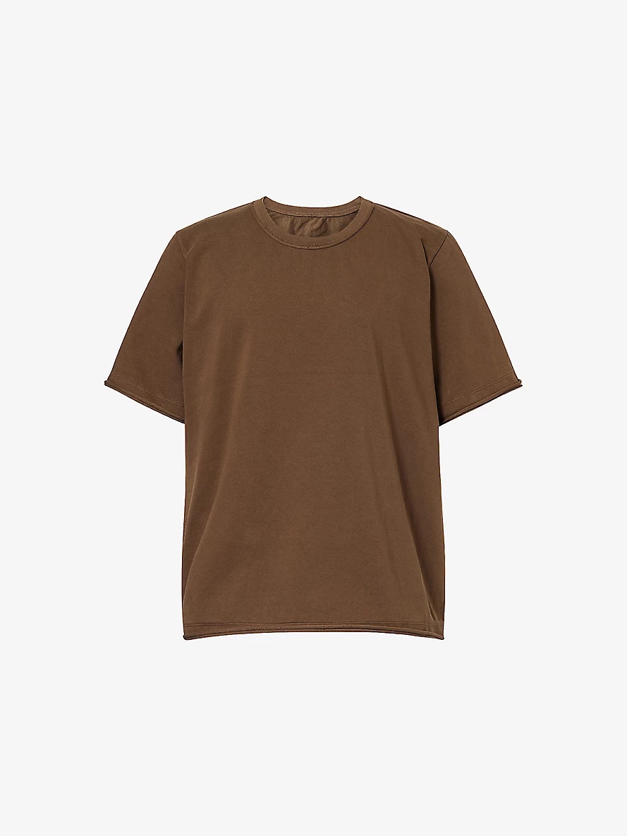 Logo-Print Crewneck Cotton T-Shirt - 1
