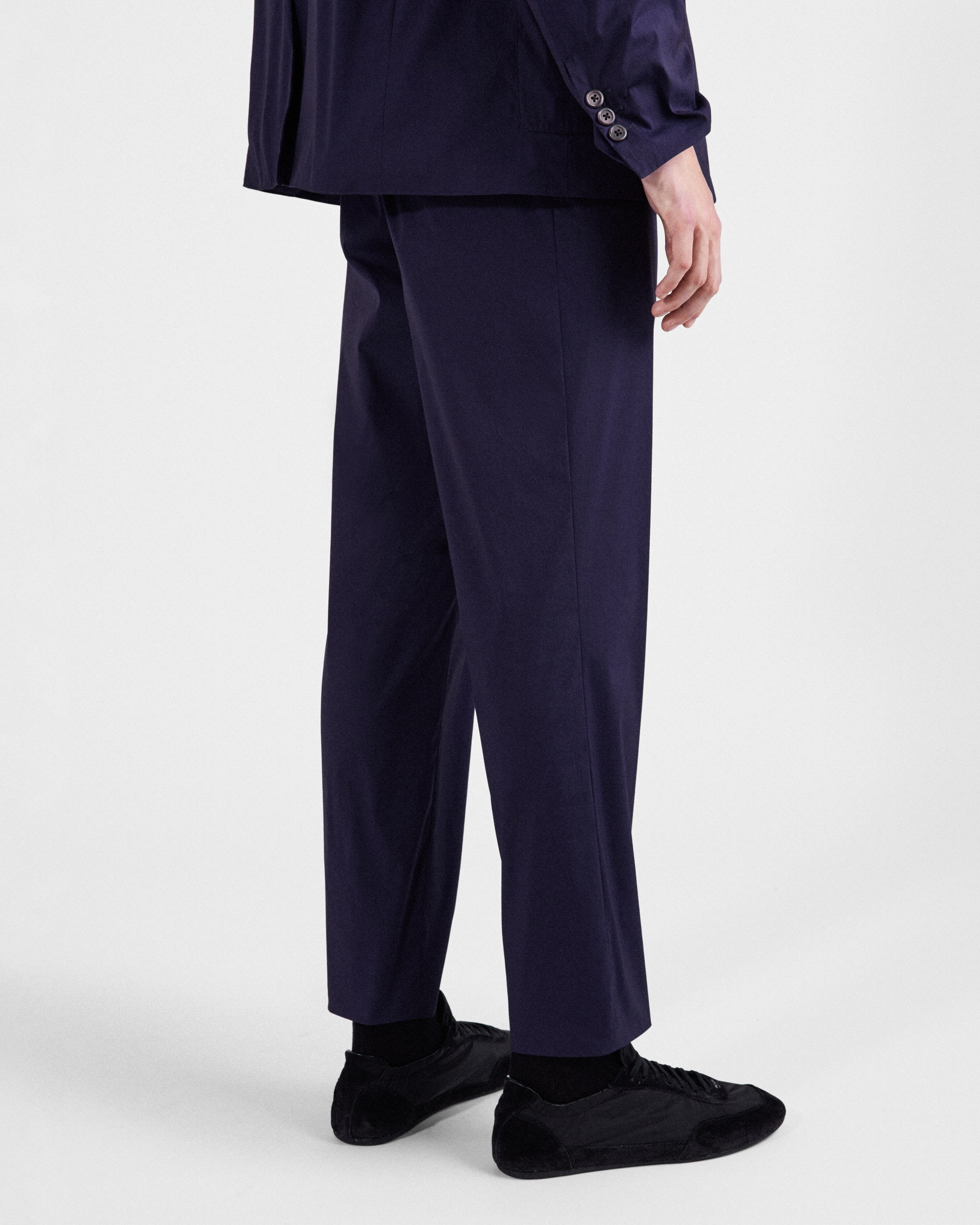 Stretch poplin pants - 3