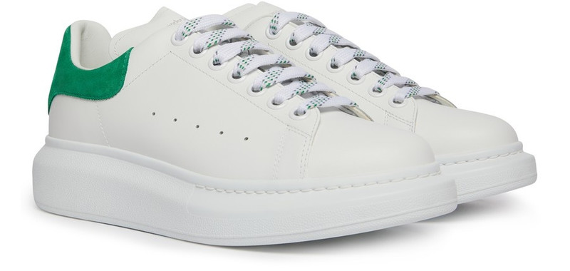Alexander McQueen Oversized leather sneakers outlook