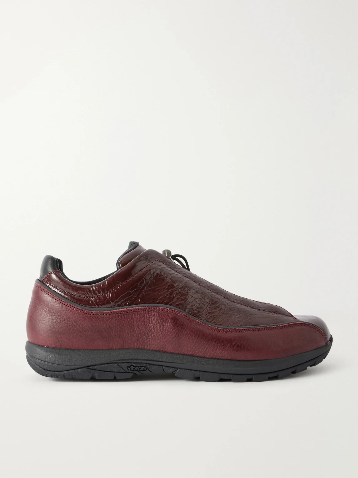 Licata Textured-Leather Sneakers - 1