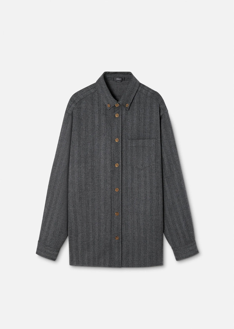 Medusa Cashmere Overshirt 1