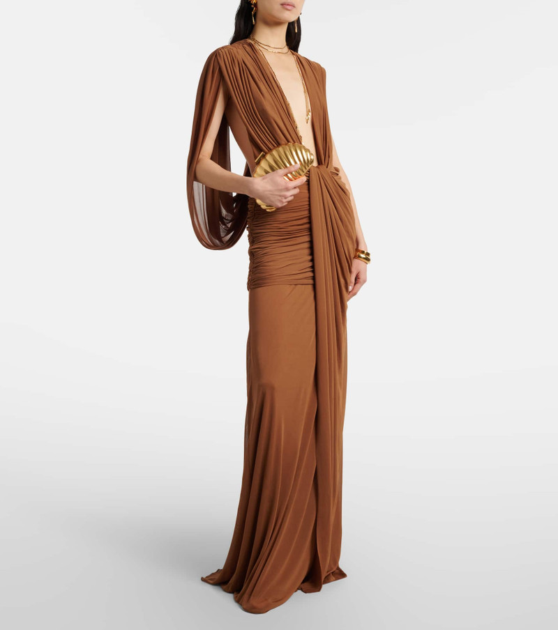 CHRISTOPHER ESBER Ripple draped jersey gown outlook