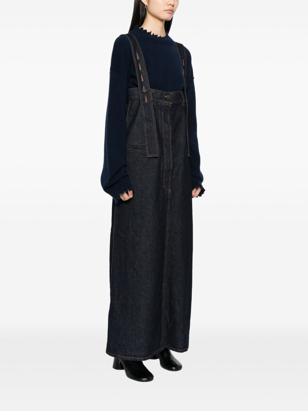 cotton denim skirt - 3