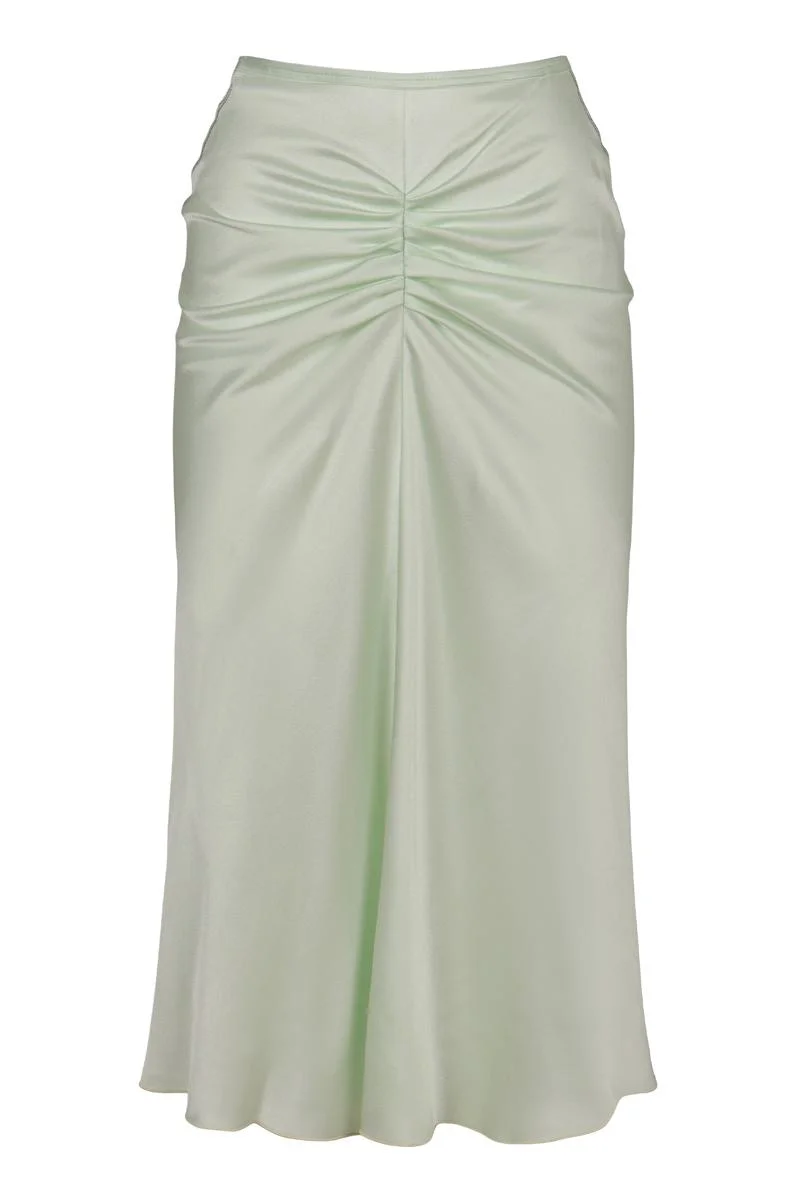 Victoria Beckham Crepe Midi Skirt - 1