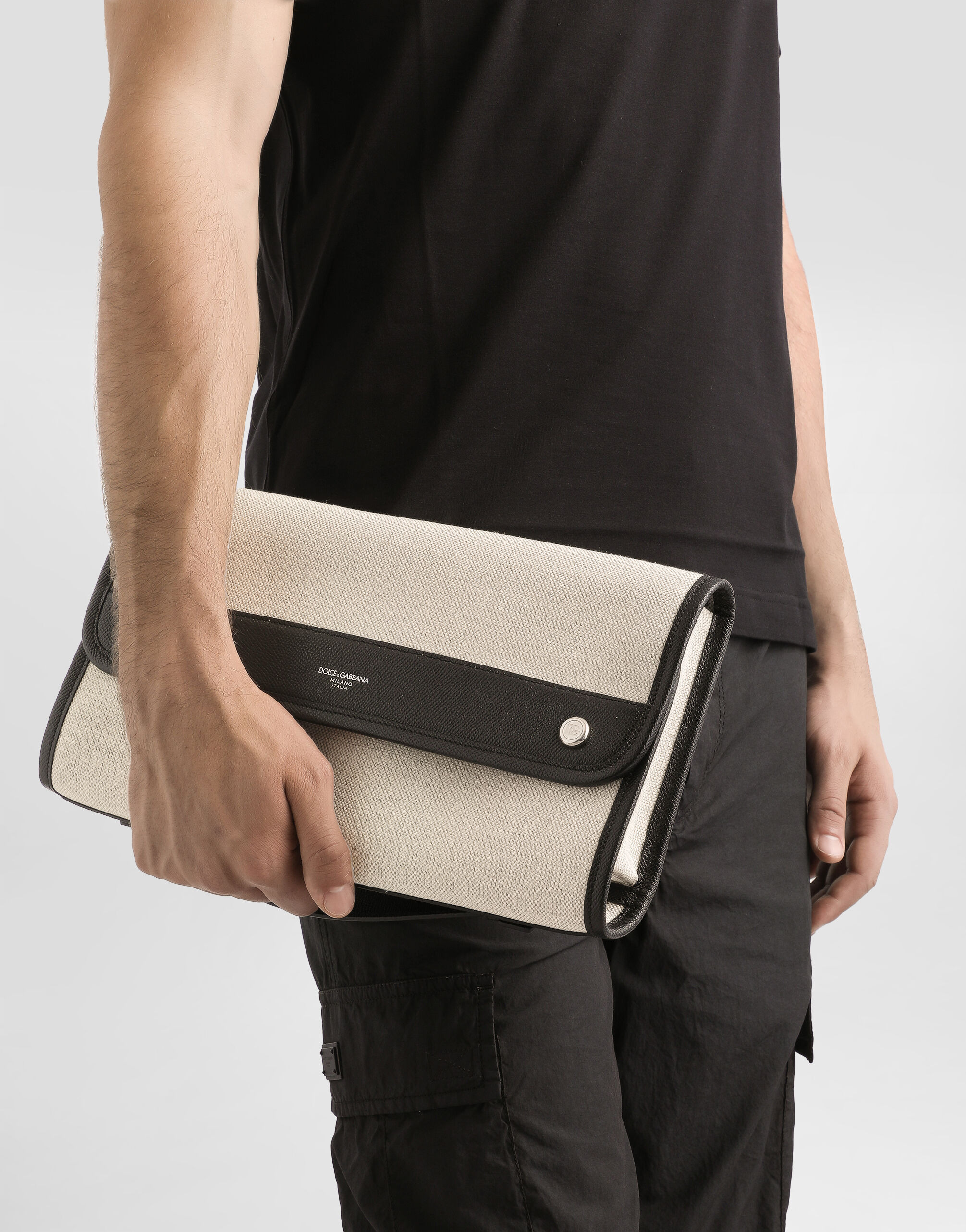 Atene salt&pepper and calfskin necessaire - 2