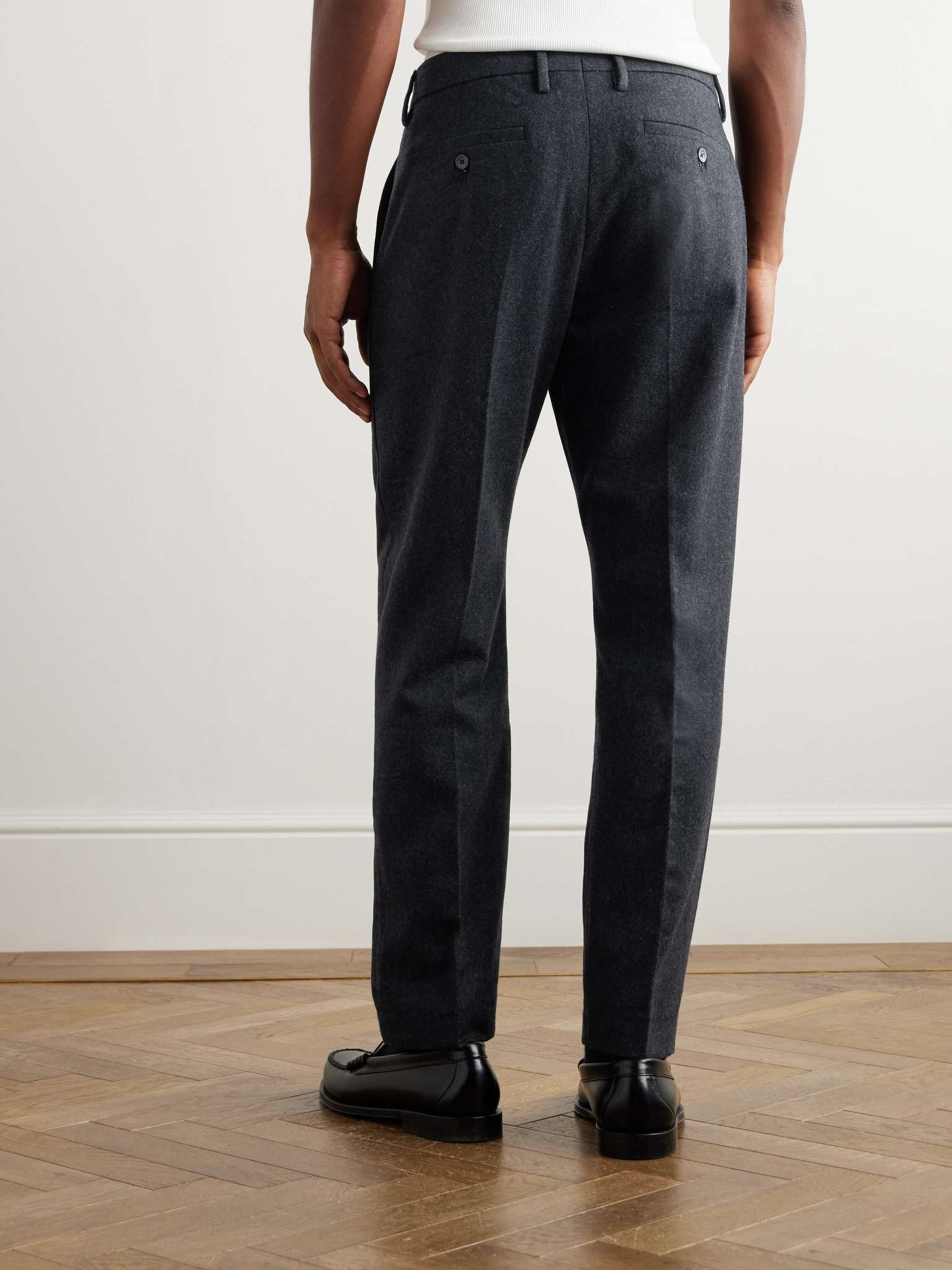 Bill 1630 Tapered Wool-Blend Trousers - 5