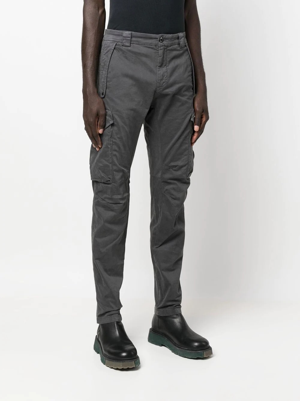 lens-embellished cargo trousers - 3