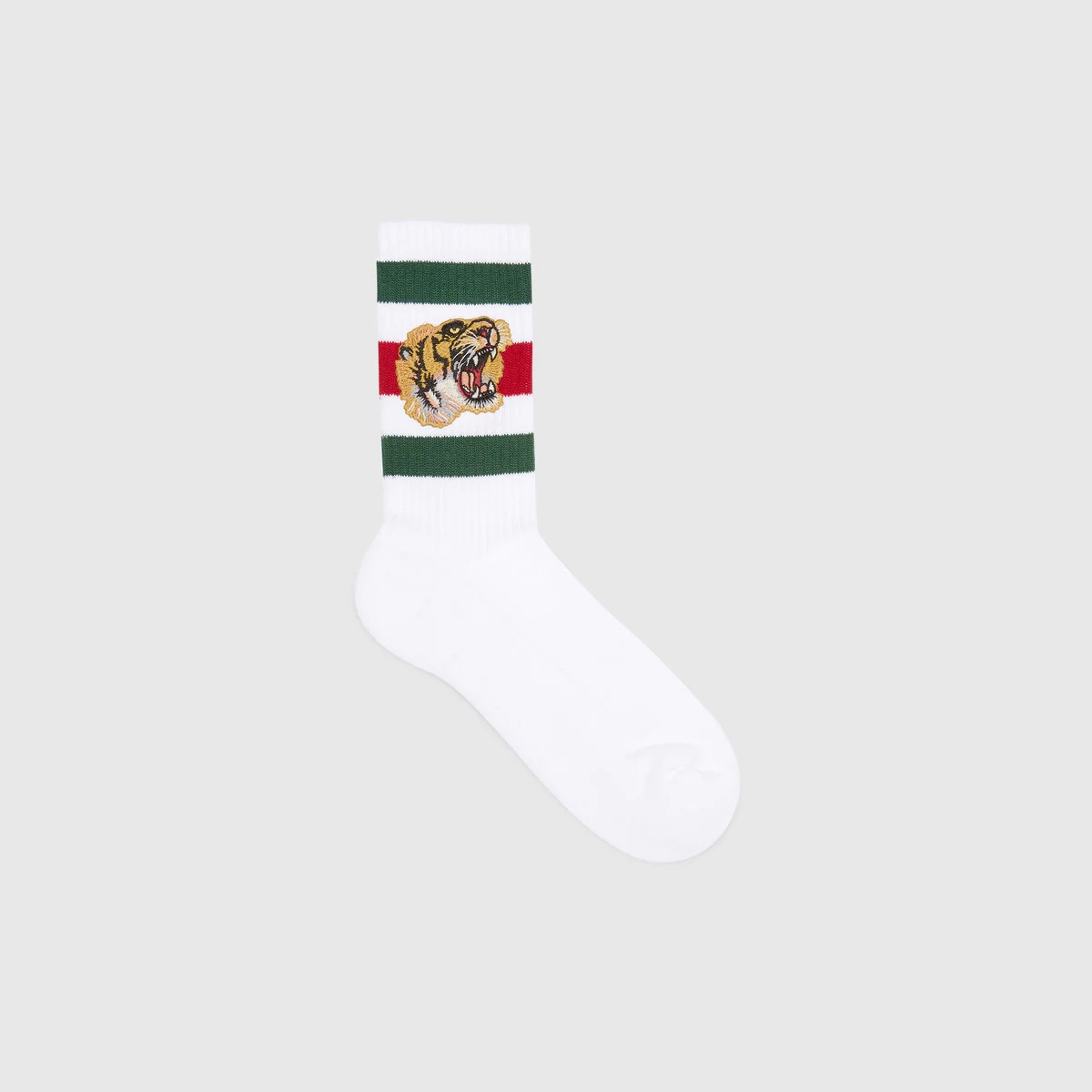 Stretch cotton socks with tiger - 1