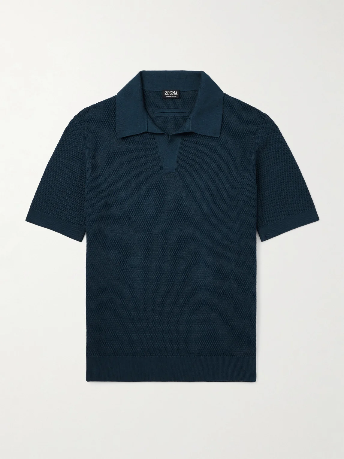 Slim-Fit Cotton-Piqué Polo Shirt - 1