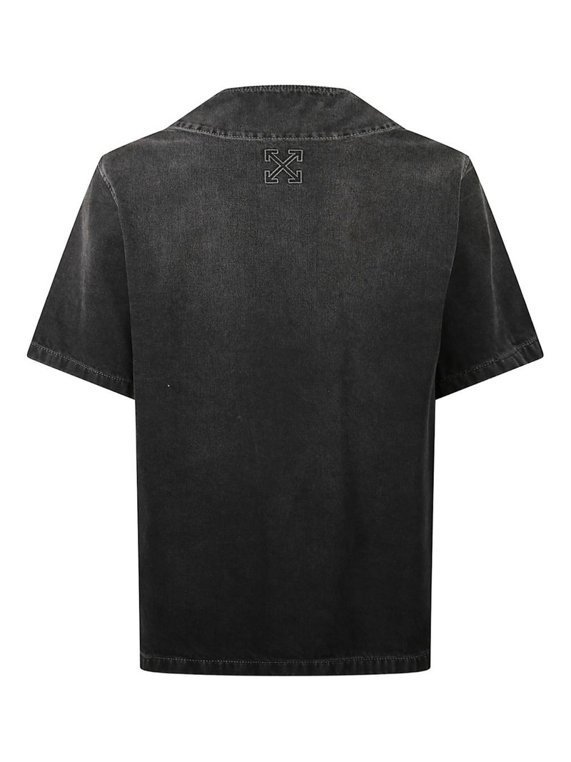 Off-White embroidered-logo short-sleeve shirt outlook