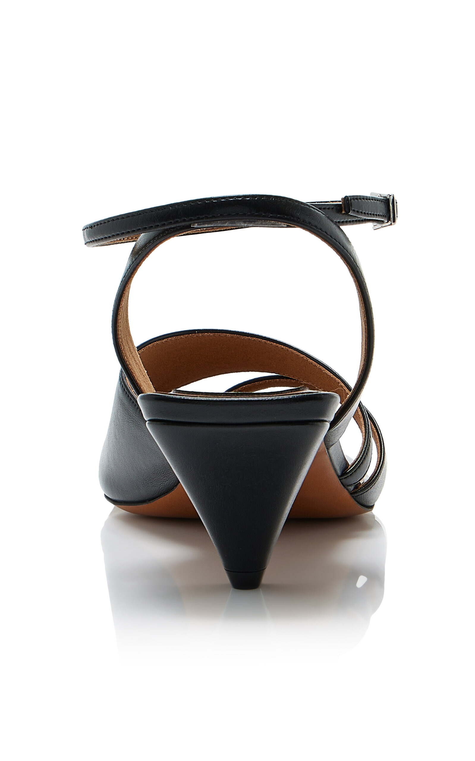 Spur Vegan-Leather Sandals black - 5