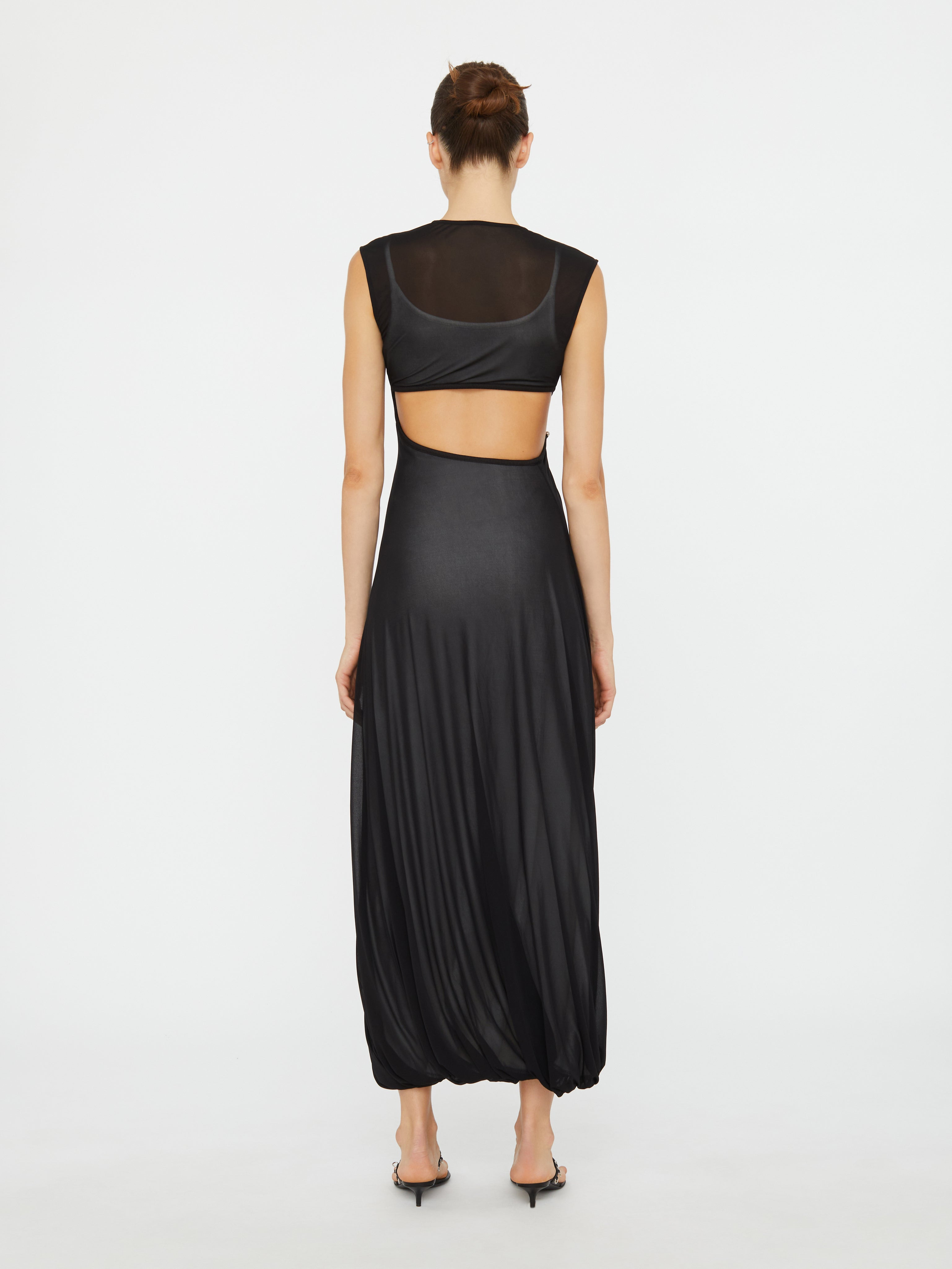 Paisley Overlay Encased Tank Dress - 4