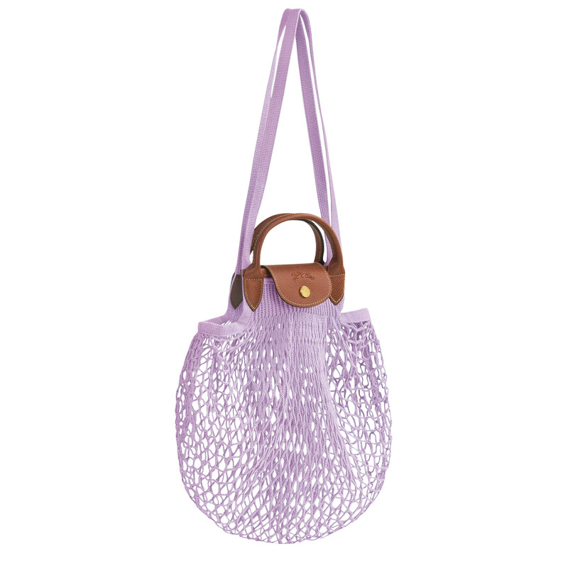 Longchamp Le Pliage filet L Mesh bag Lilac - Canvas outlook
