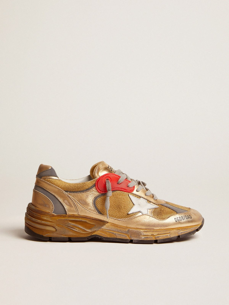 Men's Dad-Star gold with distressed finish - 1