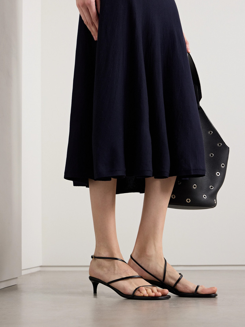 KHAITE Loop Leather Sandals outlook