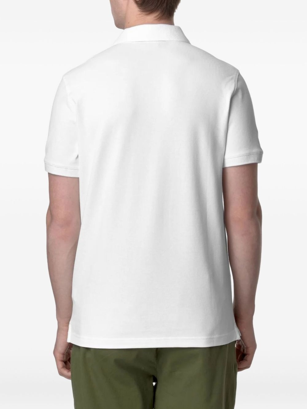 ribbed-trim polo shirt - 3