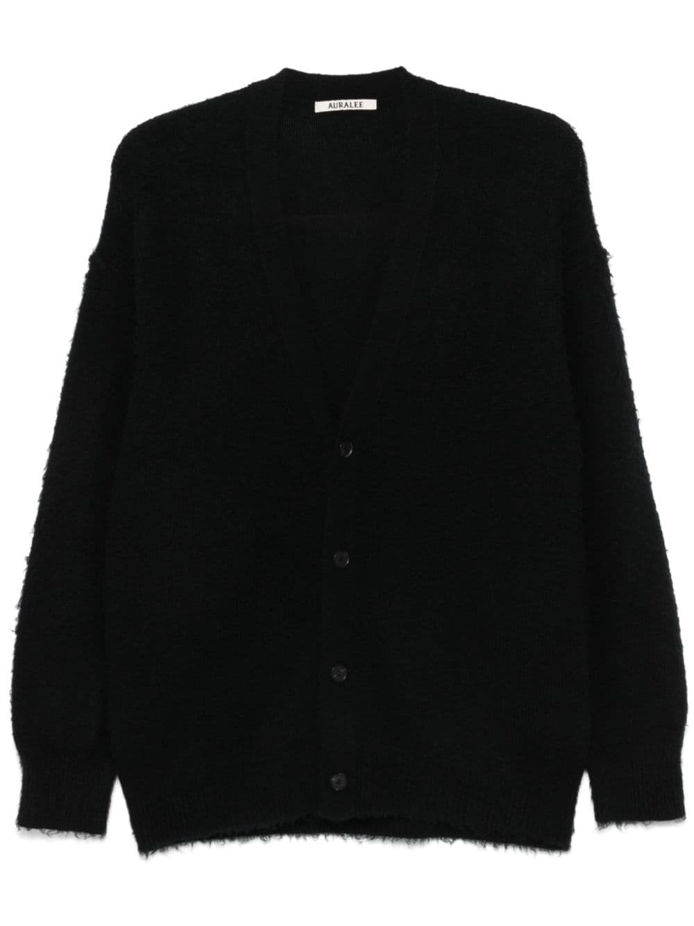 brushed cardigan - 1