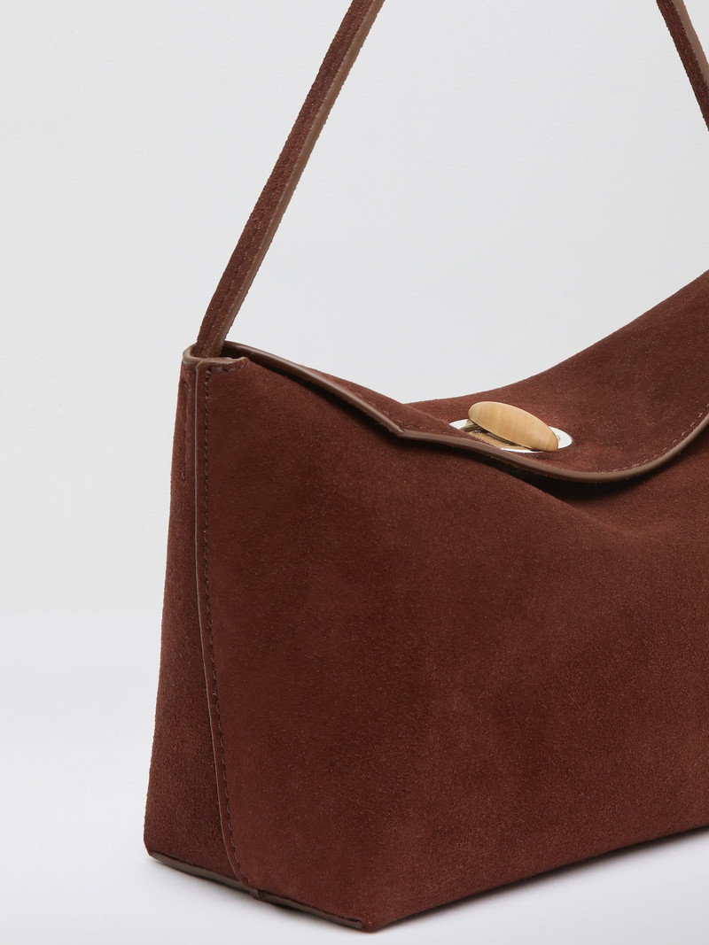 CHRISTOPHER ESBER Turnlock Suede Mini Shoulder Bag outlook