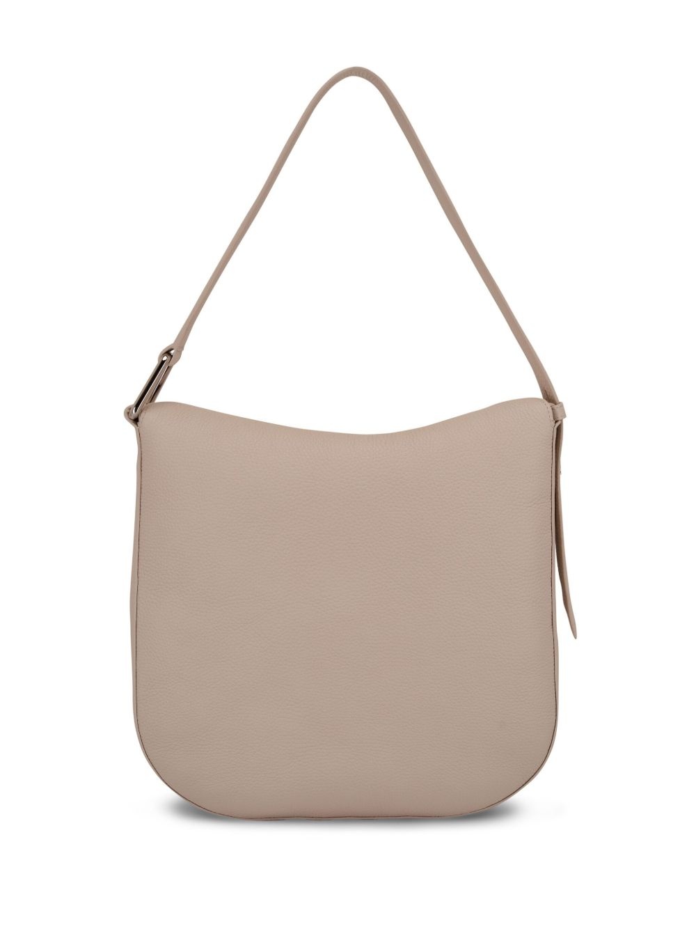 grained-texture leather bag - 2
