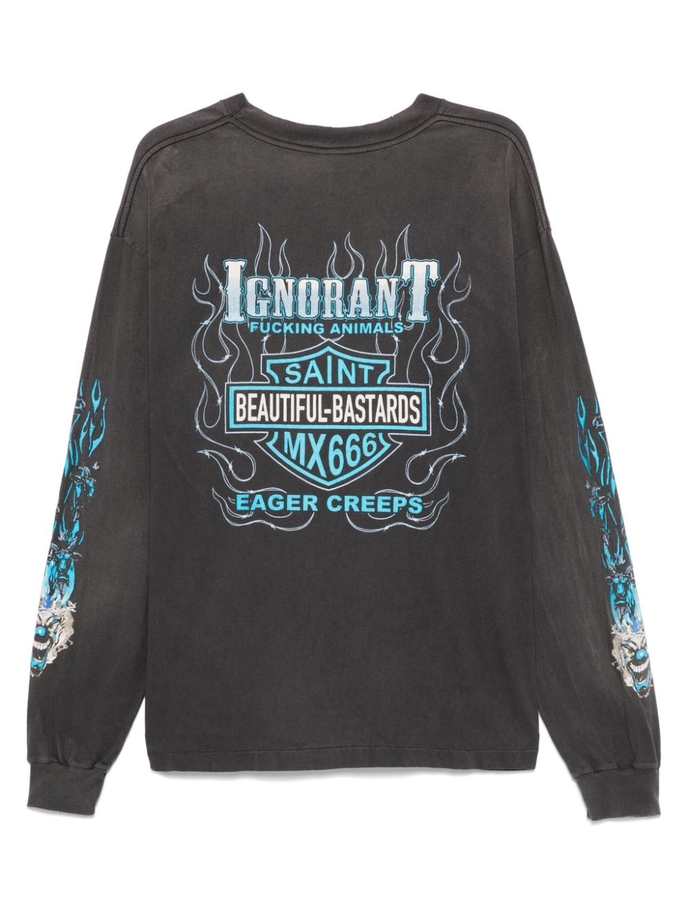 slogan-print T-shirt - 2