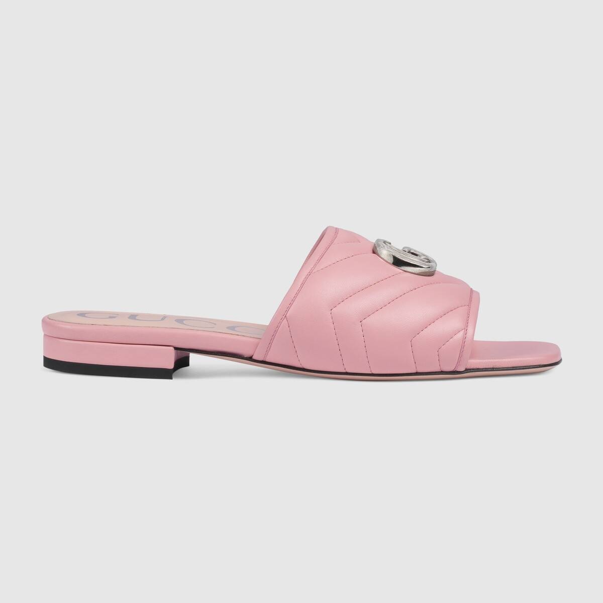 Women's slide sandal with Double G - 1