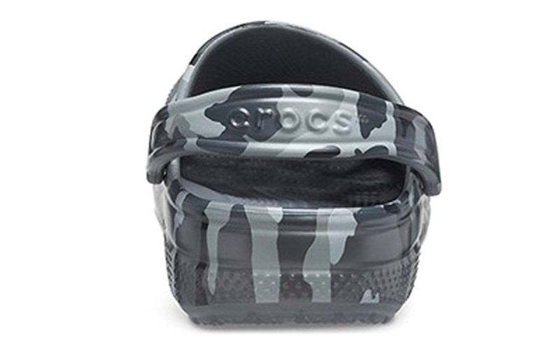 crocs Crocs Beach Sandals Gray Camouflage Unisex 206454-0IE outlook