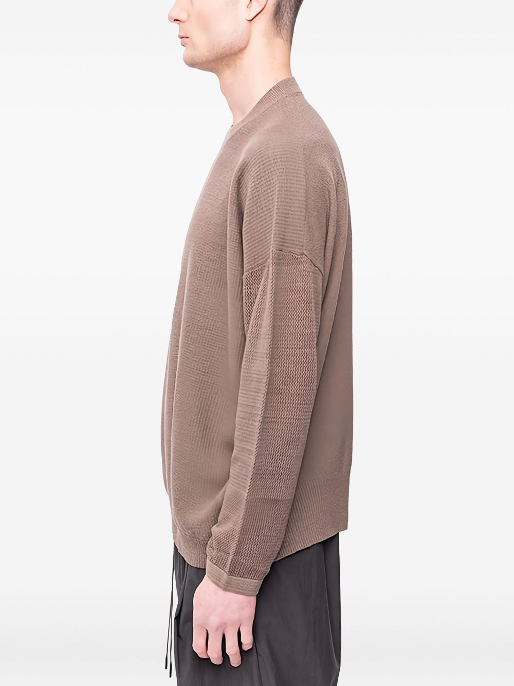 textured-knit pullover sweater - 2