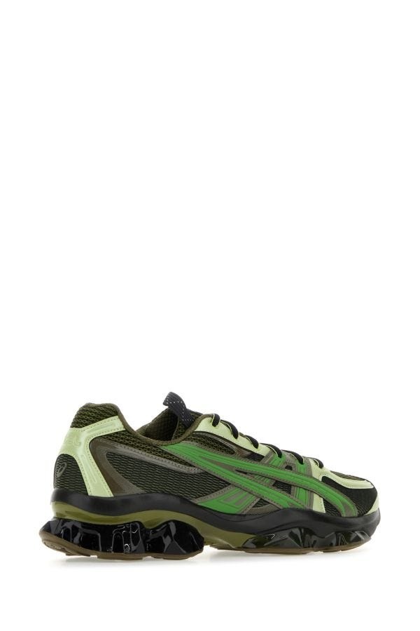 Green rubber and mesh US5-S Gel-Quantum Kinetic sneakers - 3