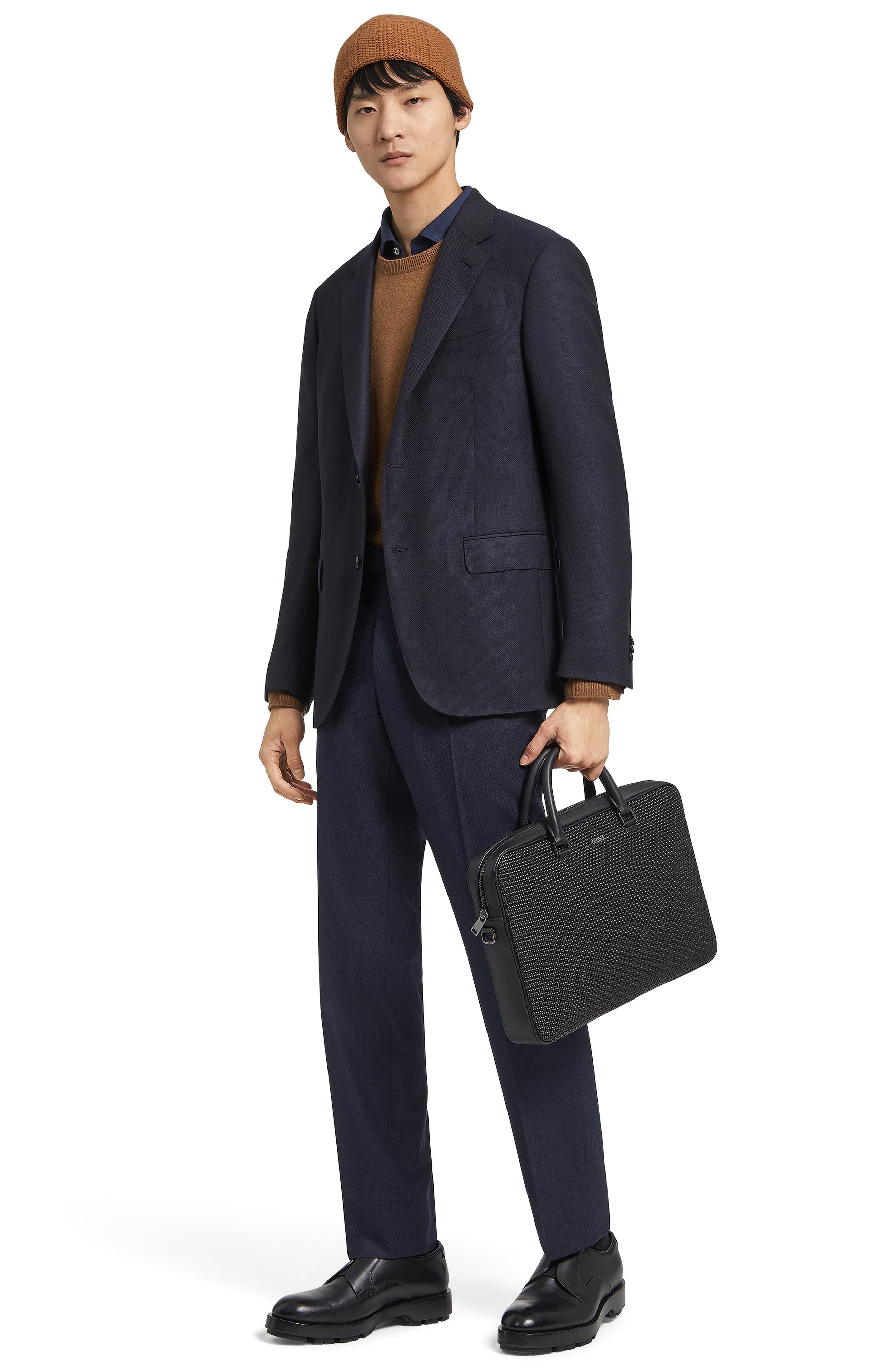 Trofeo Comfort 10-Pocket Wool Blend Blazer - 5