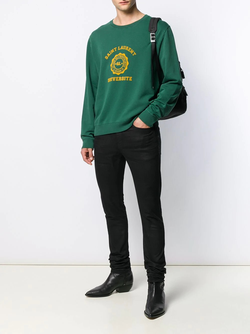 varsity logo sweatshirt - 2