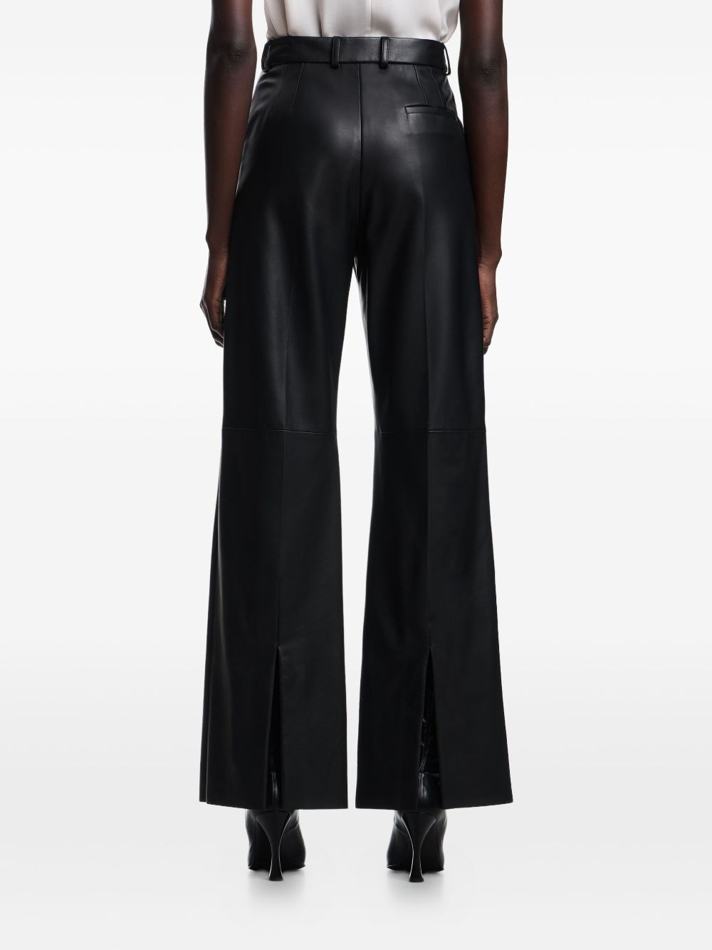 faux-leather pants - 5