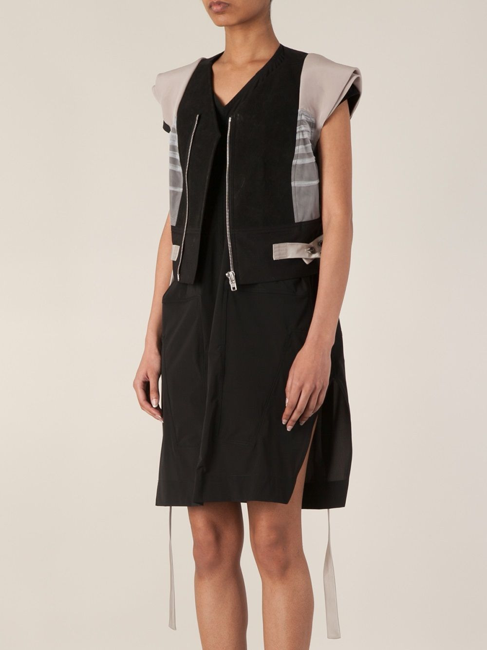 cropped gilet - 3