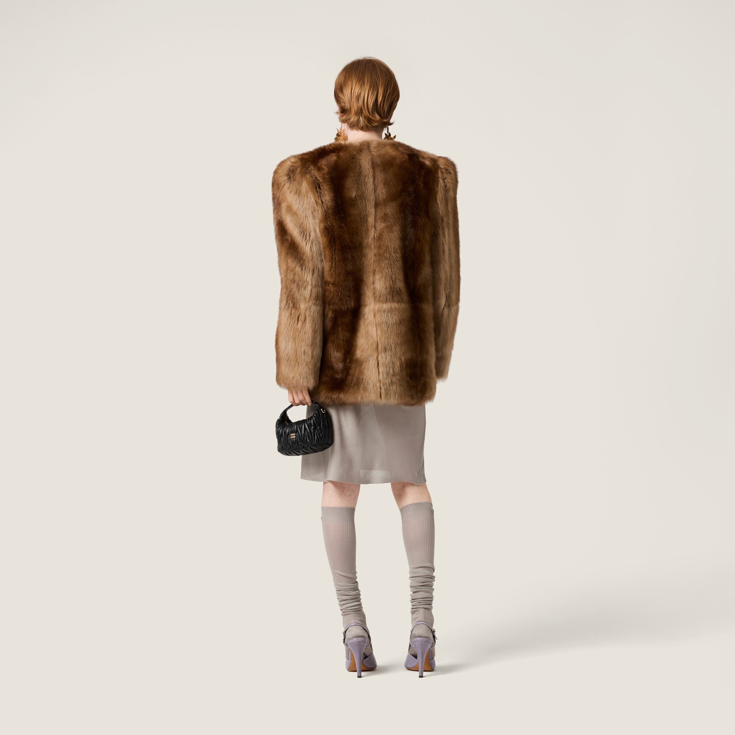 Shearling fur jacket - 3