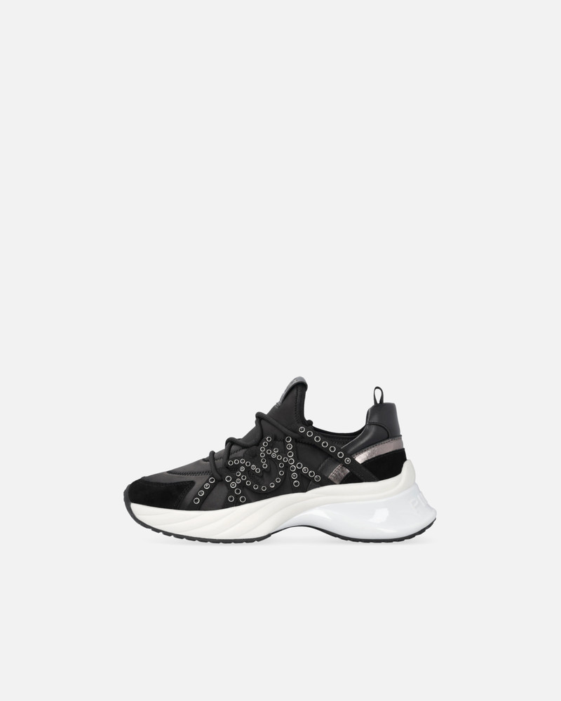 PINKO ARIEL SNEAKERS WITH LACES AND RHINESTONES outlook