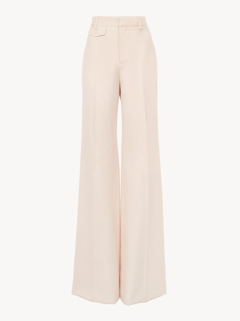 Chloé HIGH-RISE FLARED PANTS IN WOOL GABARDINE outlook