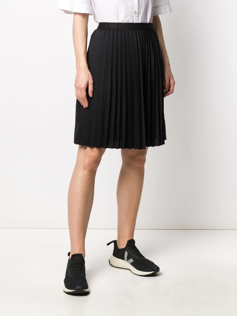 pleated mid-length skirt - 3