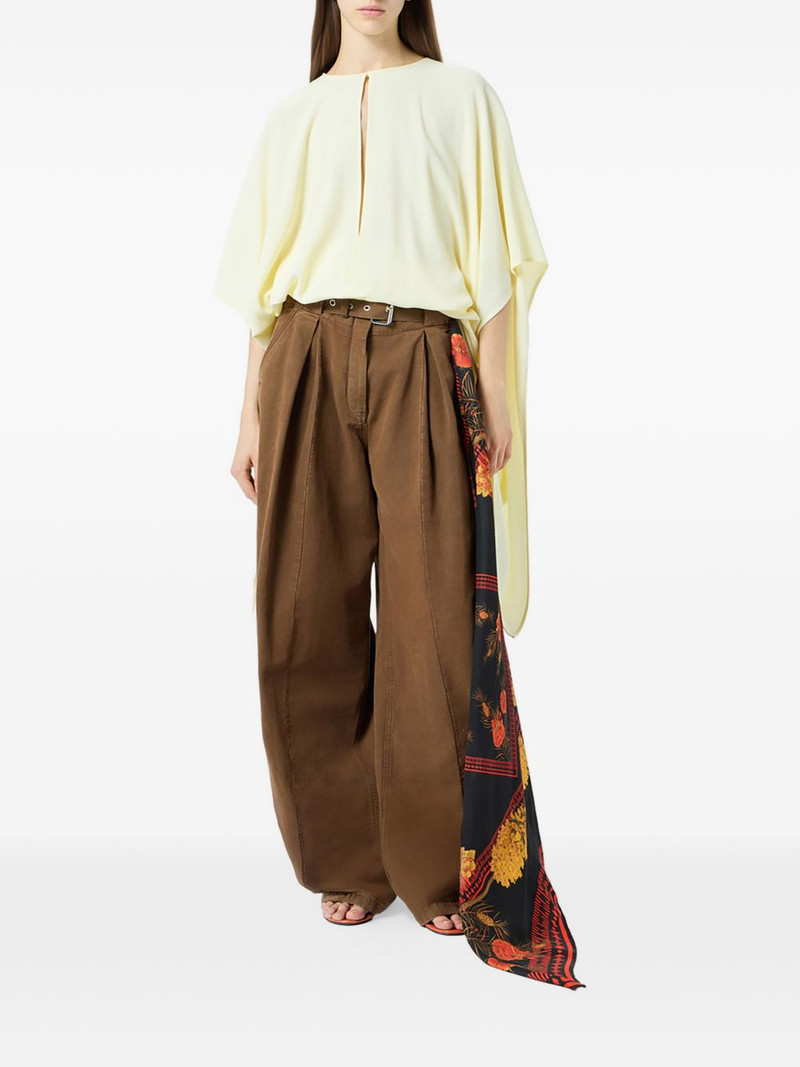 Blumarine cap-sleeve blouse outlook