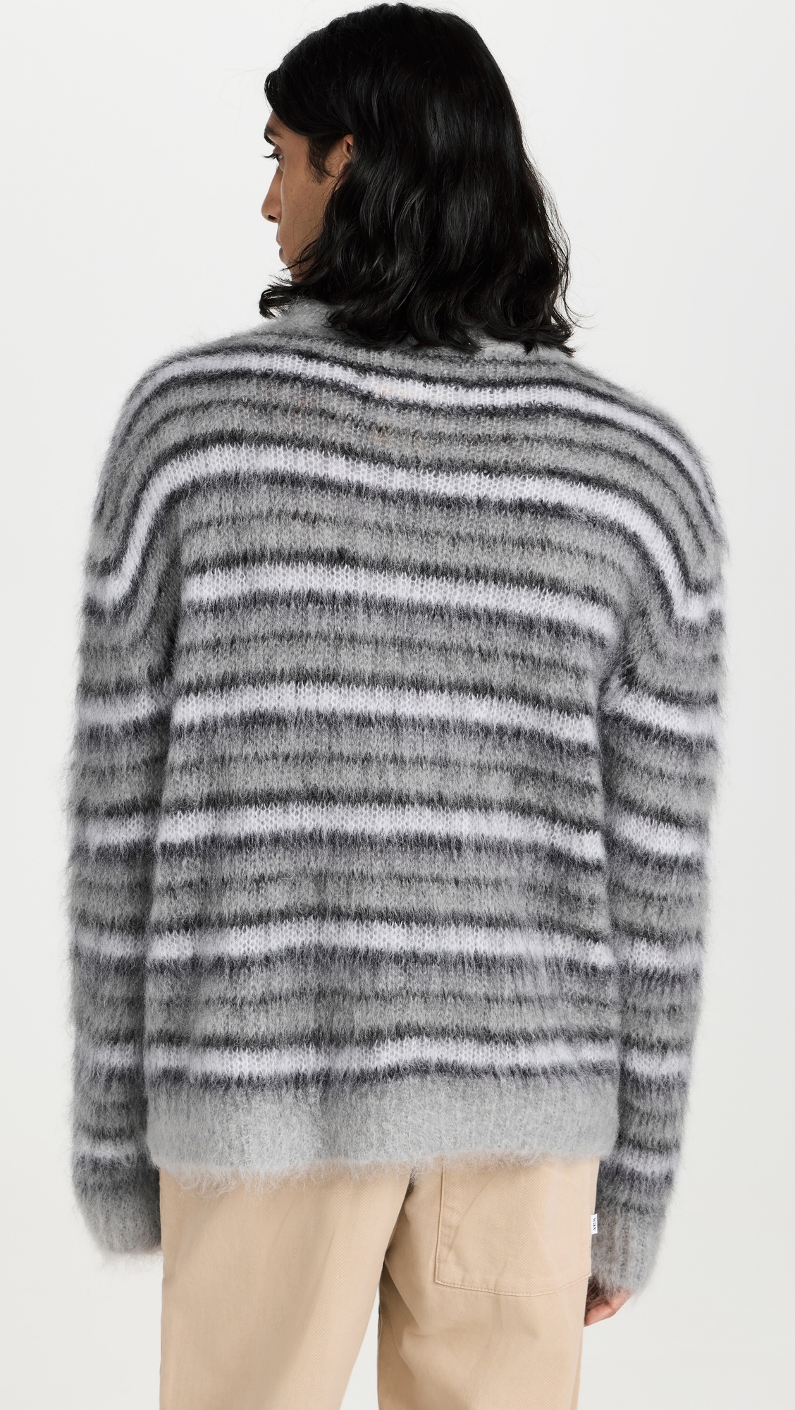 Striped Mohair Sweater - 2