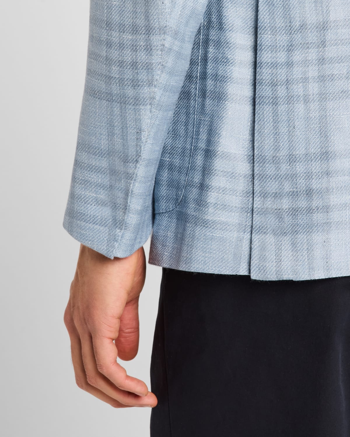 Men's Large Check Sport Coat - 8